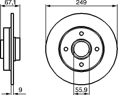 Brake Disc 0986479219 - image 6