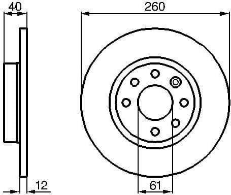 Brake Disc 0986478386 - image 2