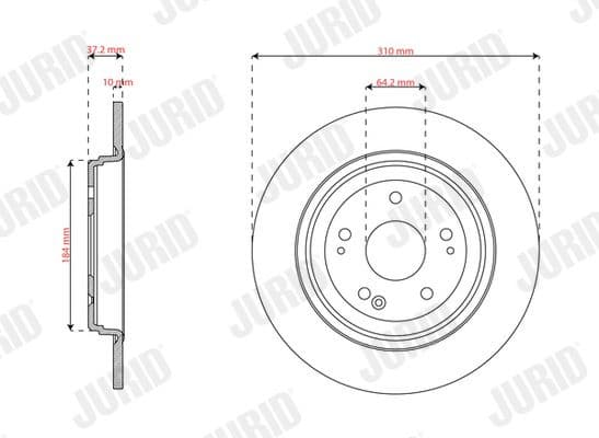 Brake Disc COAT+ 563835JC - image 2