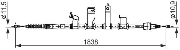 Cable Pull, parking brake 1 987 482 684 - image 10