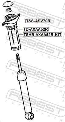 Dust Cover Kit, shock absorber TSHB-AXAA52R-KIT - image 2