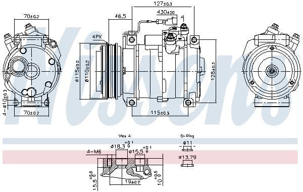 Compressor, air conditioning ** FIRST FIT ** 891005