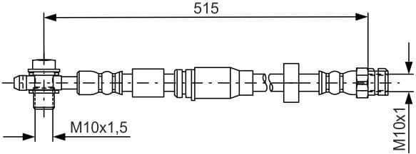 Brake Hose 1 987 481 673 - image 2