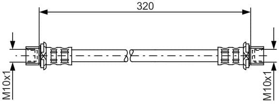 Brake Hose 1 987 481 181 - image 2