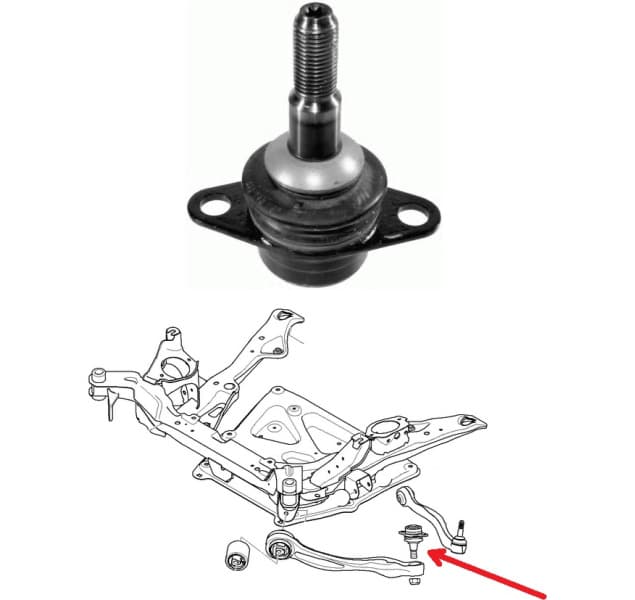 Joint, suspension 30992 01