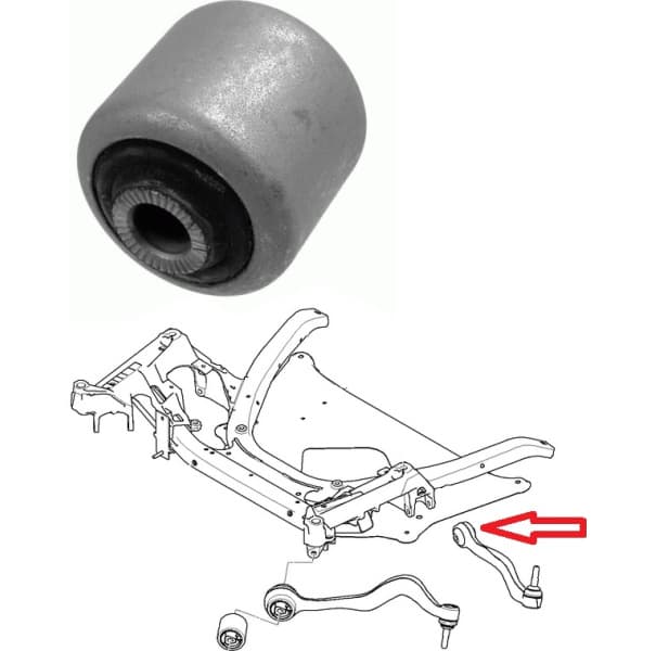 Silentblock front axle 10517 02