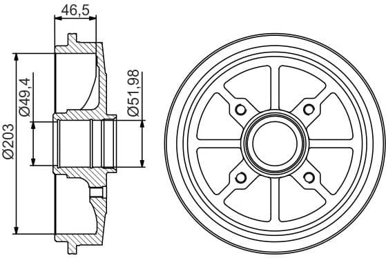 Brake Drum 0986477301 - image 10
