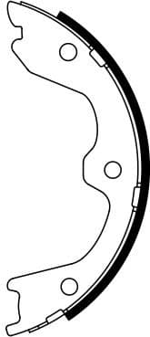 Brake Shoe Set, parking brake 0986487941 - image 10
