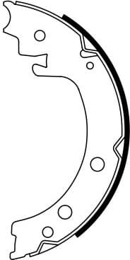 Brake Shoe Set, parking brake 0986487935 - image 10