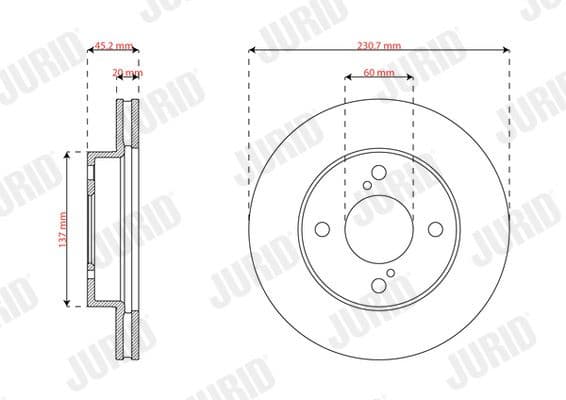 Brake Disc COAT+ 563441JC - image 2