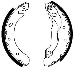 Brake Shoe Set 91046100