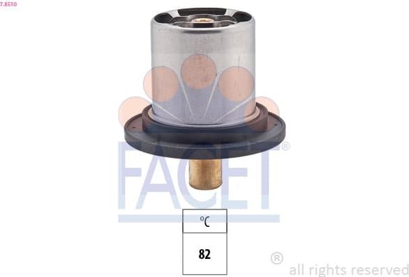 Thermostat, coolant Made in Italy - OE Equivalent 7.8510