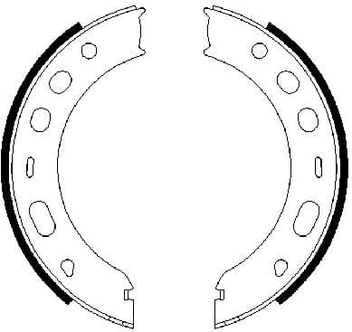 Brake Shoe Set, parking brake 0986487706 - image 6