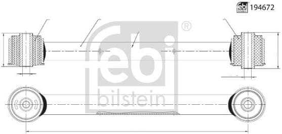 Control/Trailing Arm, wheel suspension 194672