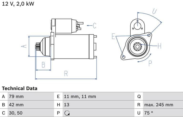 Starter 0986026160 - image 2