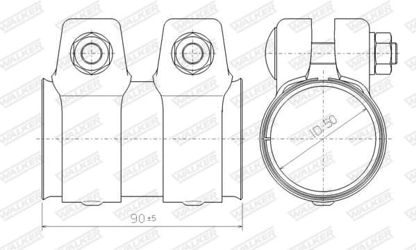 Pipe Connector, exhaust system 86152 - image 9