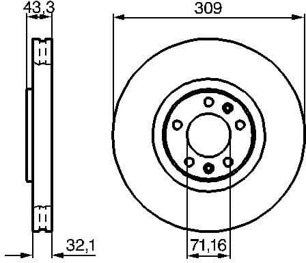 Brake Disc 0986479027 - image 2