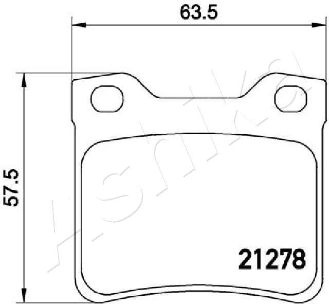 Brake Pad Set, disc brake 51-00-0615