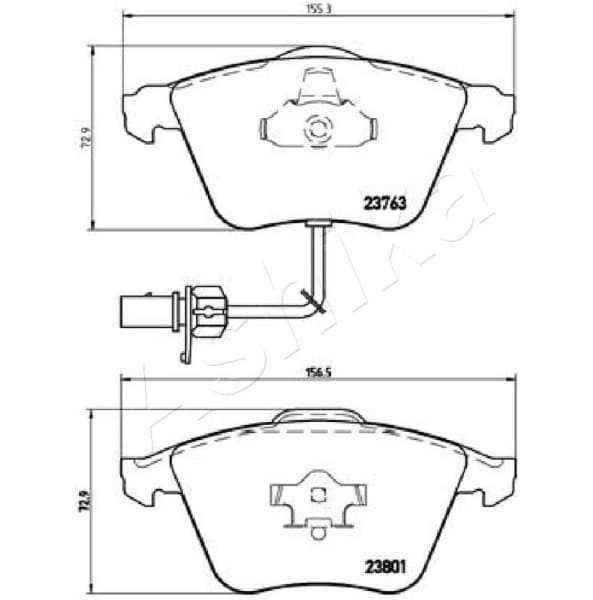 Brake Pad Set, disc brake 50-00-0913 - image 2