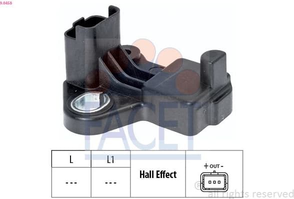 Sensor, crankshaft pulse Made in Italy - OE Equivalent 9.0458