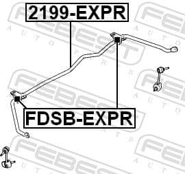 Stabiliser Bar, suspension 2199-EXPR - image 2