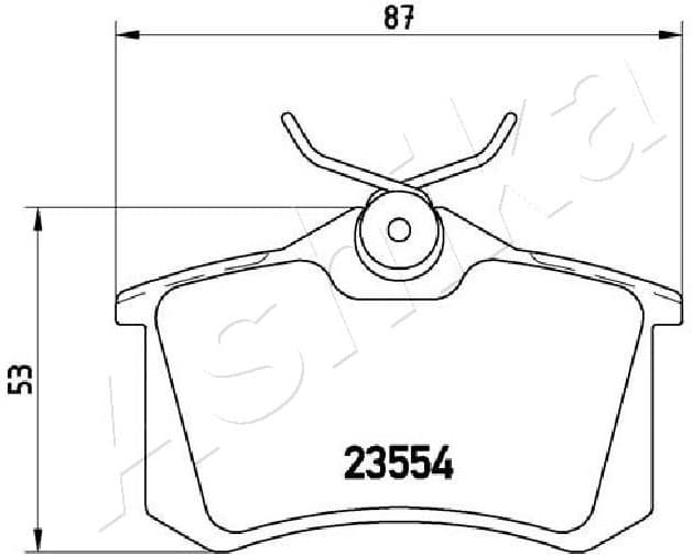 Brake Pad Set, disc brake 51-00-0700 - image 2
