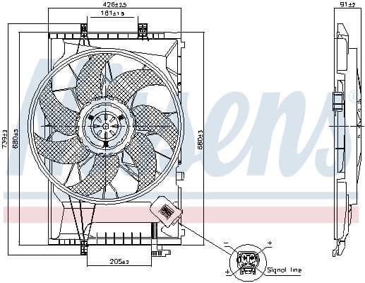 Fan, engine cooling 850078 - image 6
