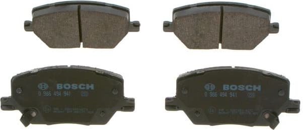 Brake Pad Set, disc brake 0986494941 - image 2