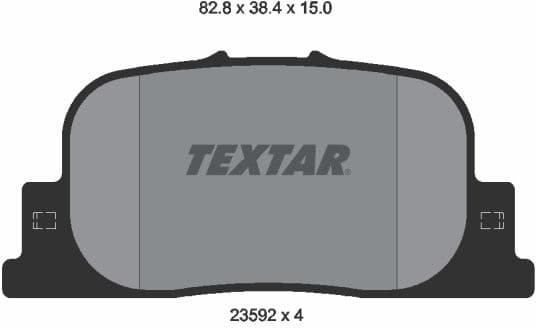 Brake Pad Set, disc brake 2359201