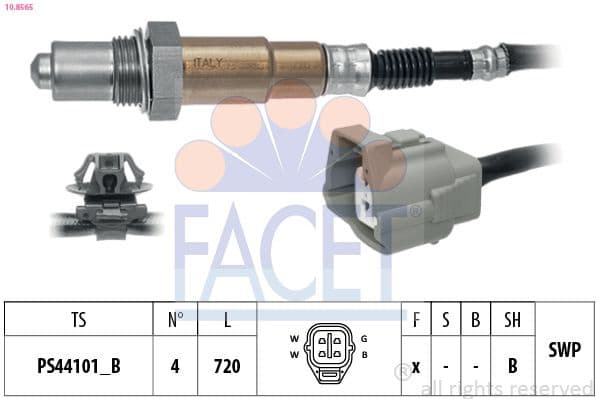 Oxygen Sensor Made in Italy - OE Equivalent 10.8565