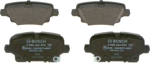 Brake Pad Set, disc brake 0986424872 - image 8