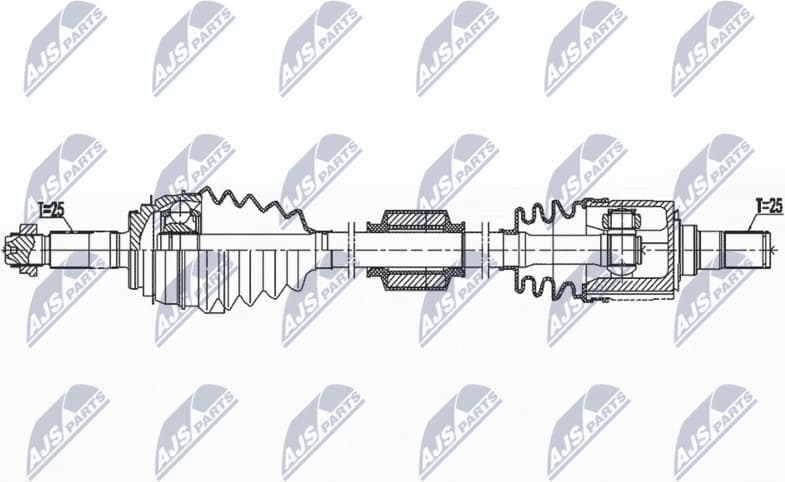Drive Shaft NPW-KA-394