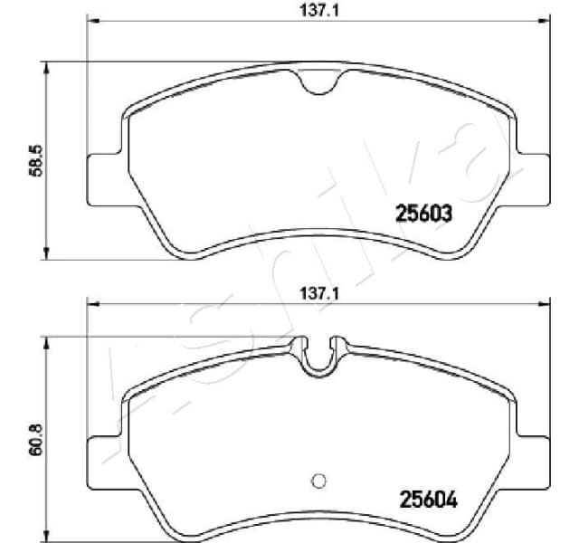 Brake Pad Set, disc brake 51-00-0307
