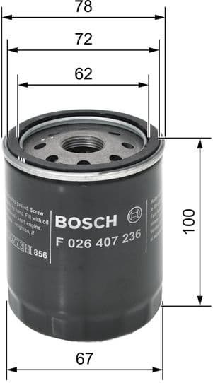 Oil Filter F 026 407 236 - image 9