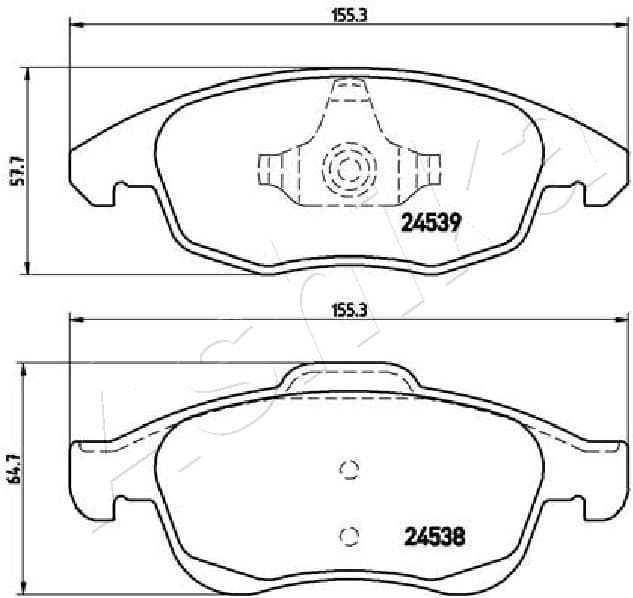 Brake Pad Set, disc brake 50-00-0603 - image 2