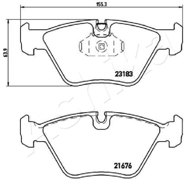 Brake Pad Set, disc brake 50-00-0112