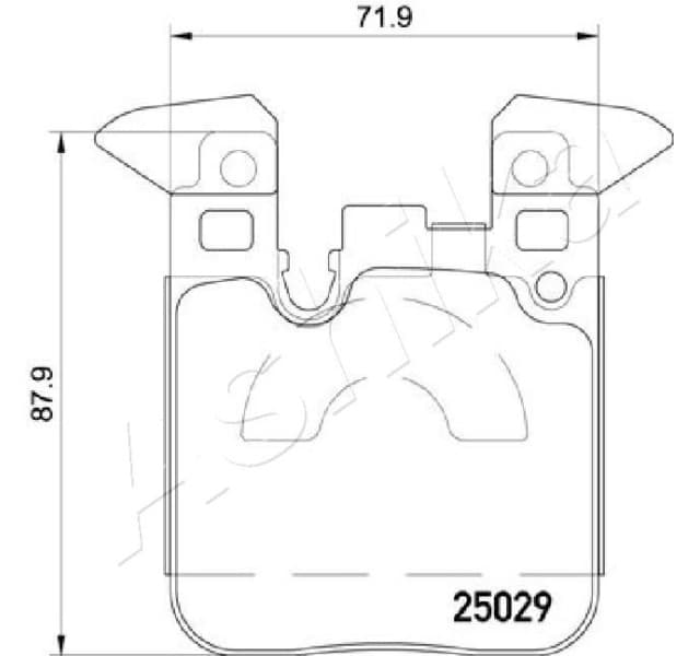Brake Pad Set, disc brake 51-00-0101 - image 2