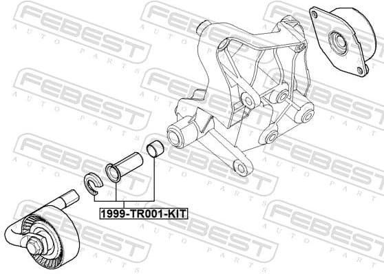 Repair Kit, V-ribbed belt tensioner 1999-TR001-KIT - image 2