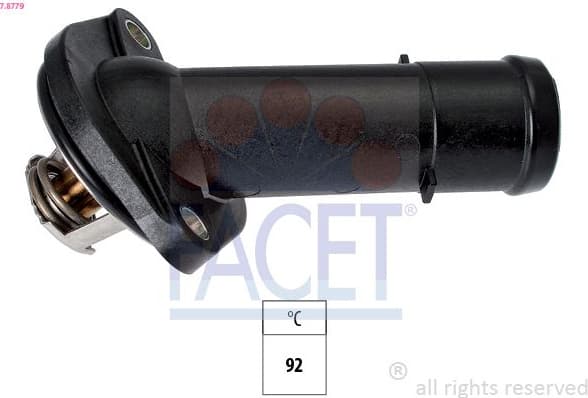 Thermostat, coolant Made in Italy - OE Equivalent 7.8779