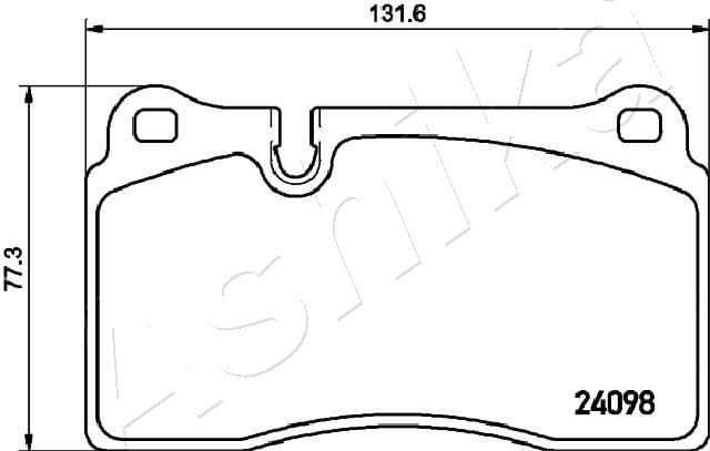 Brake Pad Set, disc brake 50-00-0933 - image 2