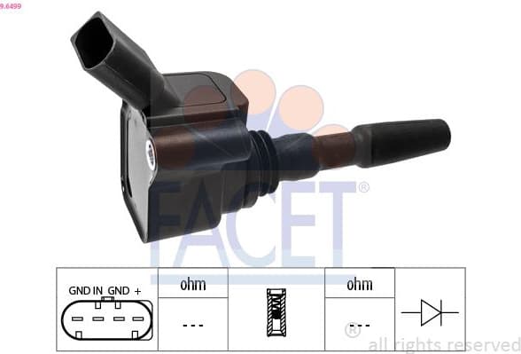 Ignition Coil OE Equivalent 9.6499