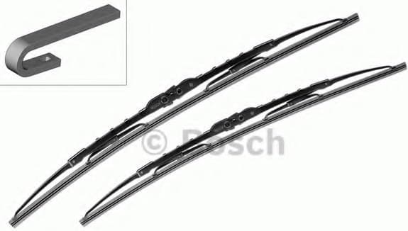 Wiper blade set BOSCH 2psc 3397118563 - image 8