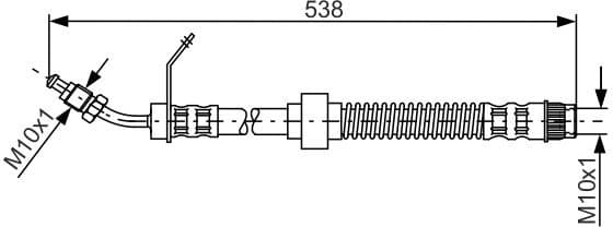Brake Hose 1987481151 - image 2