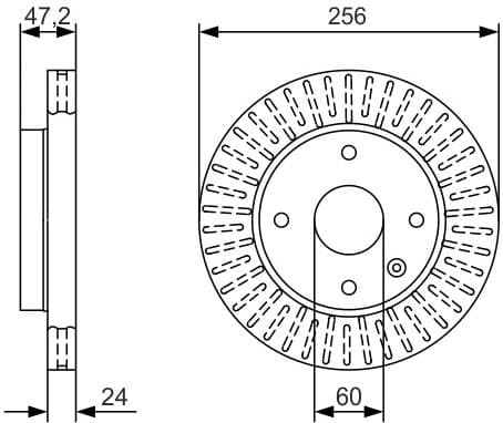 Brake Disc 0986479A54 - image 6