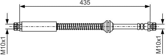 Brake Hose 1 987 481 459 - image 2