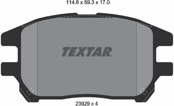 Brake Pad Set, disc brake 2392901