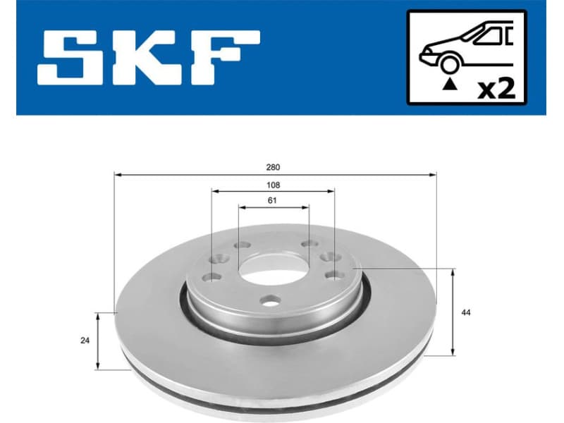 Brake Disc VKBD80384V2