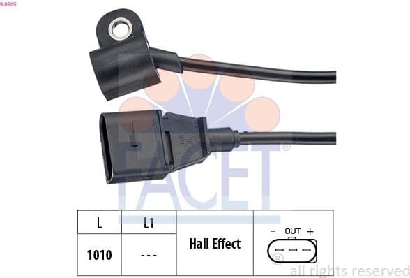 Sensor, camshaft position Made in Italy - OE Equivalent 9.0565