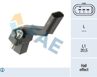 Sensor, crankshaft pulse 79521