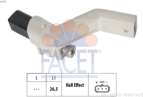 Sensor, crankshaft pulse OE Equivalent 9.0772